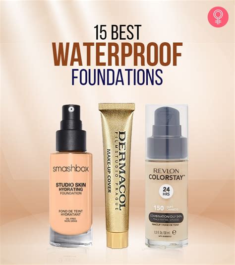 best waterproof foundation shades.